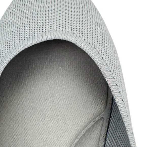 Dream Pairs Gray Knit Metallic Stretch Cushioned Lightweight Almond Toe Flats 11 - Picture 14 of 14